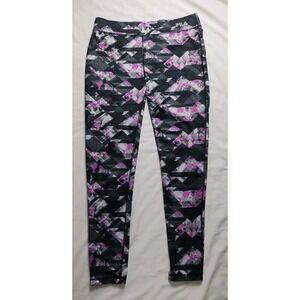 FILA Sport‎ Performance Running Leggings Women's MD Workout Pants Geometric Pink